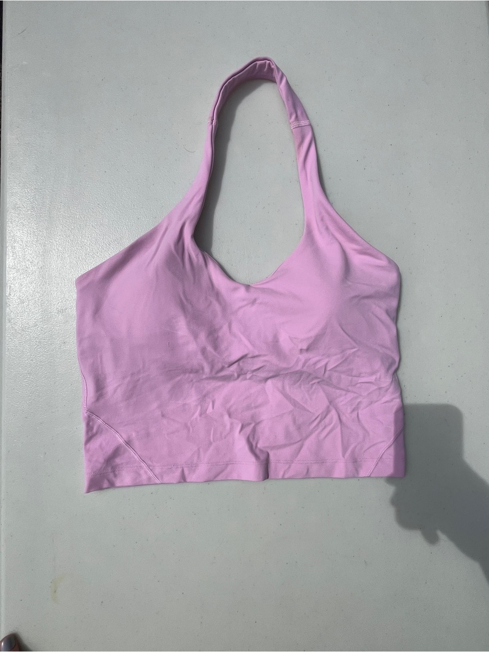 lululemon athletica Halter Crop Top - Light Pink